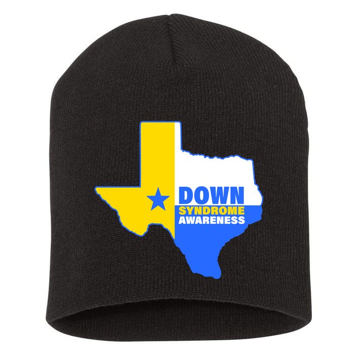 Down Syndrome Awareness Texas State Short Acrylic Beanie