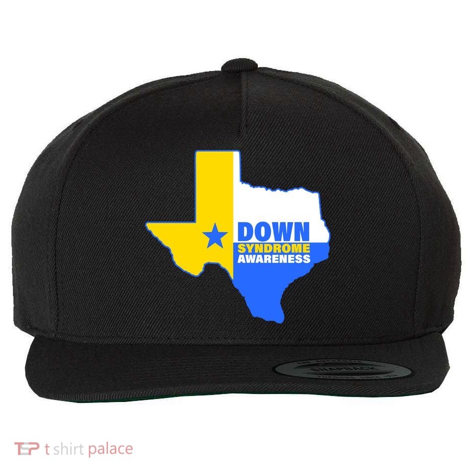 Down Syndrome Awareness Texas State Wool Snapback Cap