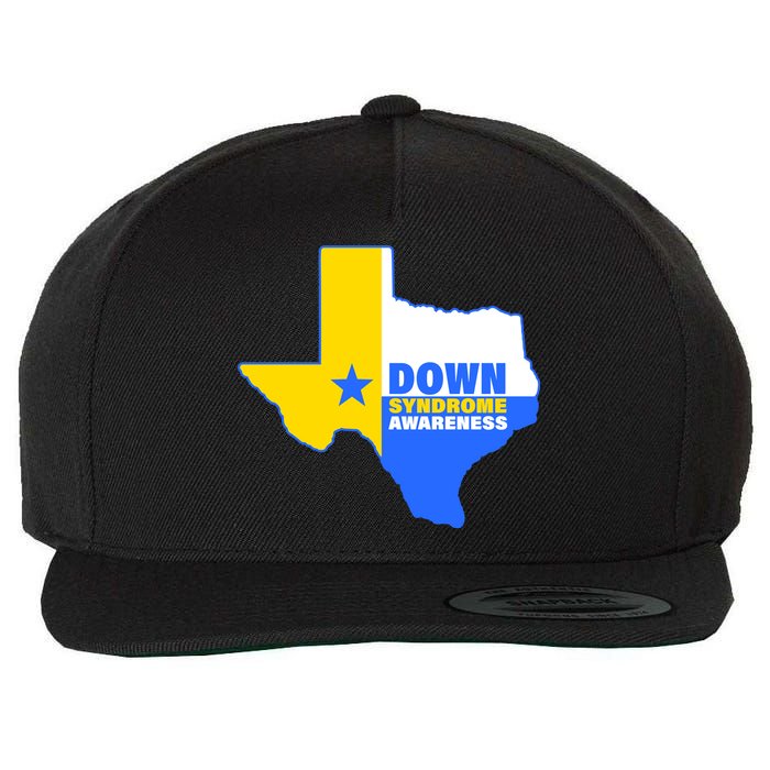 Down Syndrome Awareness Texas State Wool Snapback Cap