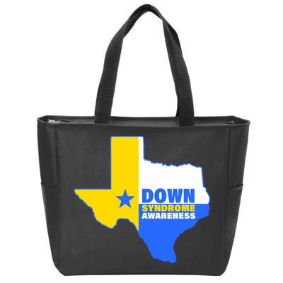 Down Syndrome Awareness Texas State Zip Tote Bag