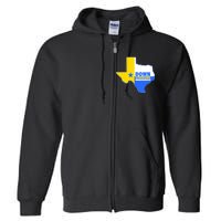 Down Syndrome Awareness Texas State Full Zip Hoodie