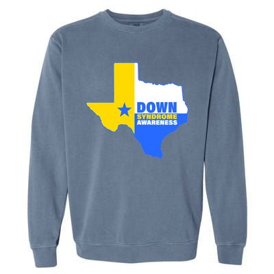 Down Syndrome Awareness Texas State Garment-Dyed Sweatshirt