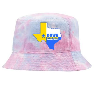 Down Syndrome Awareness Texas State Tie-Dyed Bucket Hat