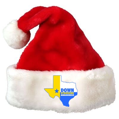 Down Syndrome Awareness Texas State Premium Christmas Santa Hat