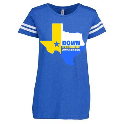 Down Syndrome Awareness Texas State Enza Ladies Jersey Football T-Shirt