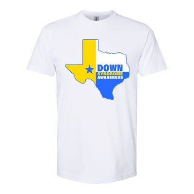 Down Syndrome Awareness Texas State Softstyle® CVC T-Shirt