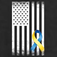 Down Syndrome Awareness USA Flag 11oz C Handle Ceramic Mug