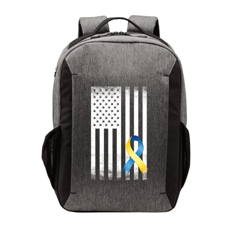 Down Syndrome Awareness USA Flag Vector Backpack