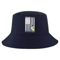 Down Syndrome Awareness USA Flag Cool Comfort Performance Bucket Hat