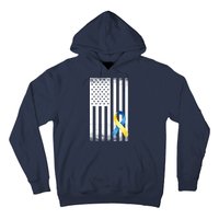 Down Syndrome Awareness USA Flag Hoodie