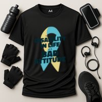 Down Syndrome Bad Attitude Cooling Performance Crew T-Shirt