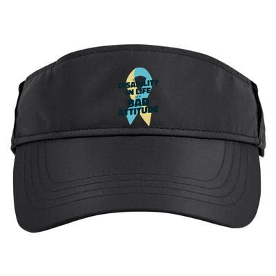 Down Syndrome Bad Attitude Adult Drive Performance Visor