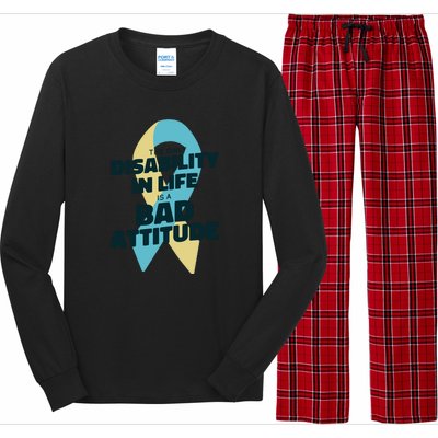 Down Syndrome Bad Attitude Long Sleeve Pajama Set