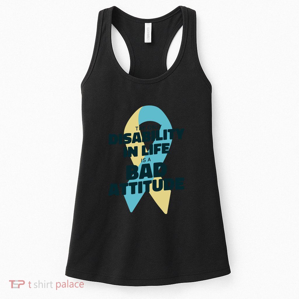 Down Syndrome Bad Attitude Womens Tank Top
