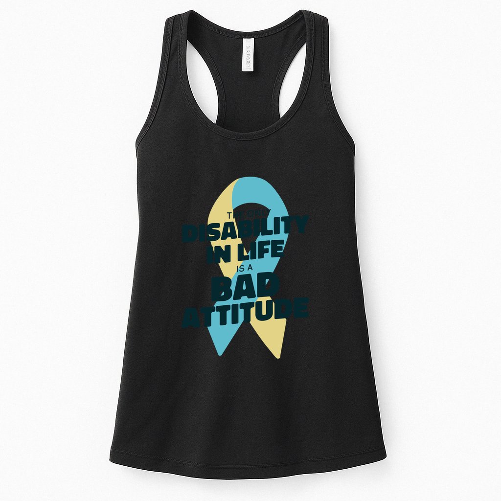 Down Syndrome Bad Attitude Womens Tank Top