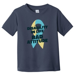 Down Syndrome Bad Attitude Toddler T-Shirt