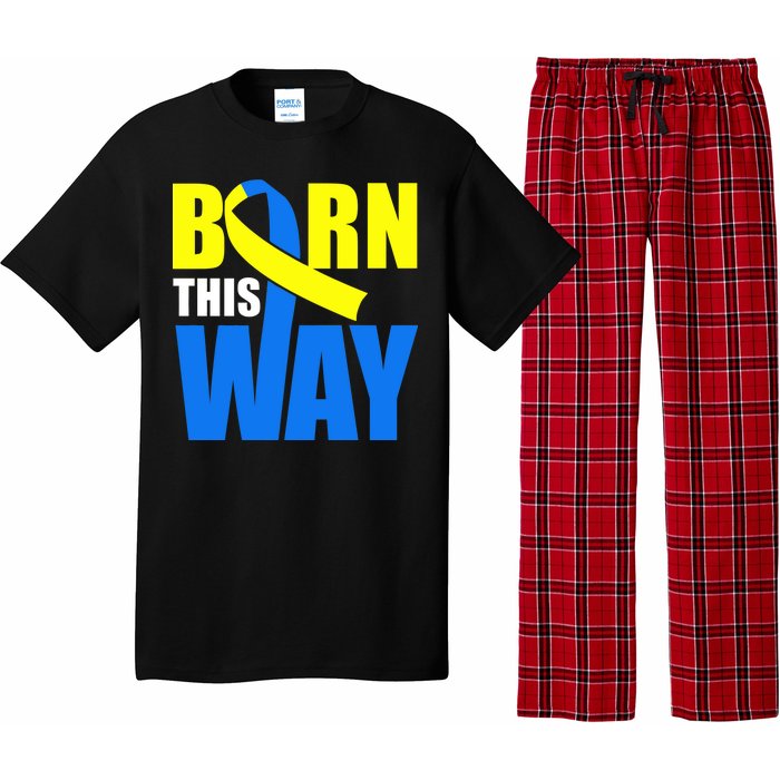 Down Syndrome Born This Way Ribbon Pajama Set