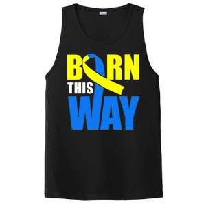 Down Syndrome Born This Way Ribbon PosiCharge Competitor Tank