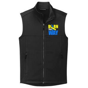 Down Syndrome Born This Way Ribbon Collective Smooth Fleece Vest