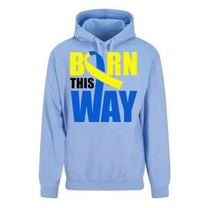 Down Syndrome Born This Way Ribbon Unisex Surf Hoodie