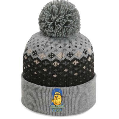 Down Syndrome Chick The Baniff Cuffed Pom Beanie