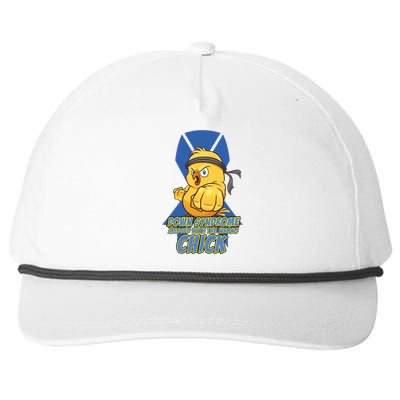 Down Syndrome Chick Snapback Five-Panel Rope Hat