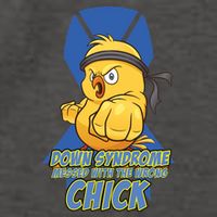 Down Syndrome Chick Vector Backpack