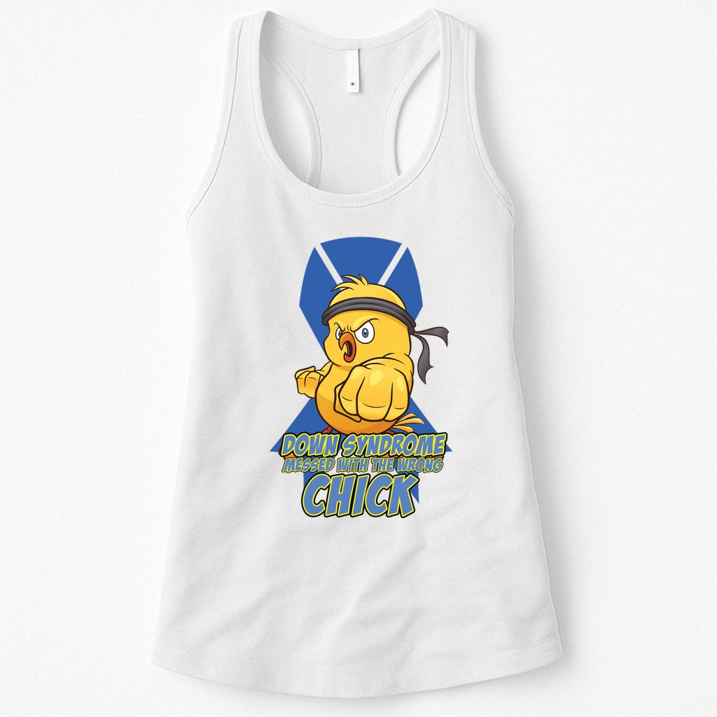 Down Syndrome Chick Womens Tank Top