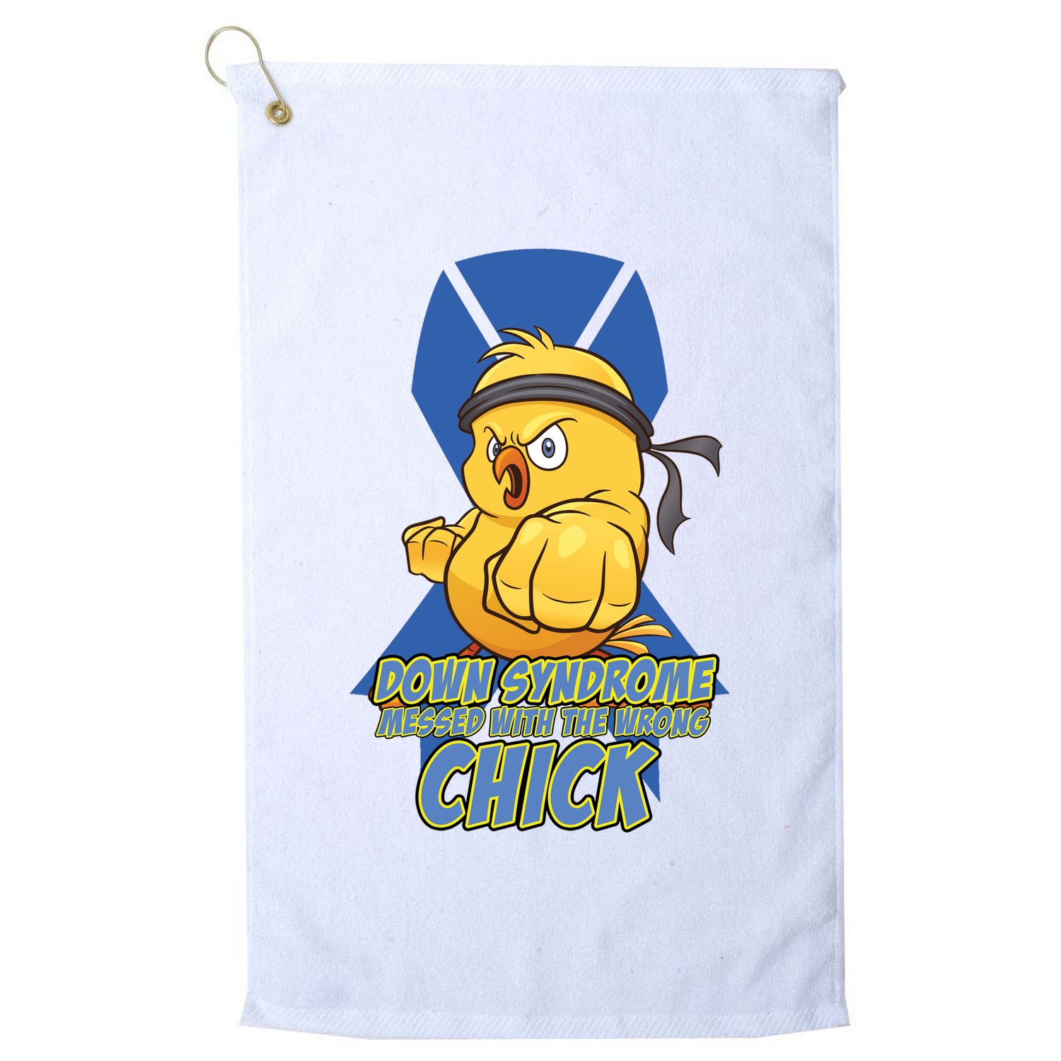 Down Syndrome Chick Golf Towel