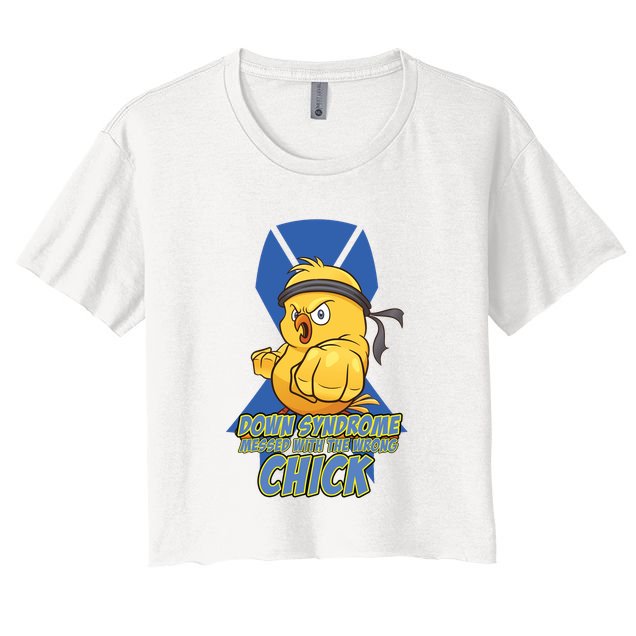 Down Syndrome Chick Crop Top