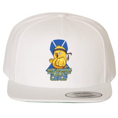 Down Syndrome Chick Wool Snapback Cap