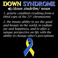 Down Syndrome Definition Stripe Pom Pom Beanie