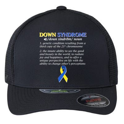 Down Syndrome Definition Flexfit Unipanel Trucker Cap