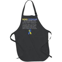 Down Syndrome Definition Full-Length Apron With Pockets