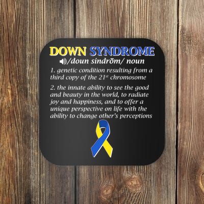 Down Syndrome Definition Coaster