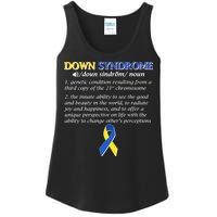 Down Syndrome Definition Ladies Essential Tank