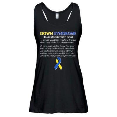 Down Syndrome Definition Ladies Essential Flowy Tank