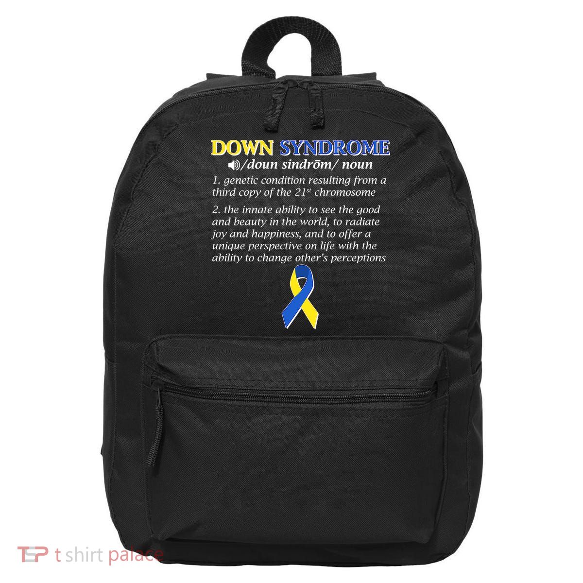 Down Syndrome Definition 16 in Basic Backpack