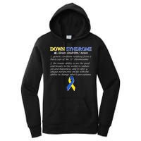 Down Syndrome Definition Women's Pullover Hoodie