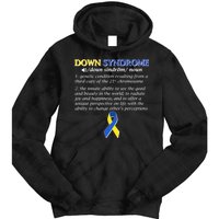 Down Syndrome Definition Tie Dye Hoodie