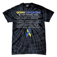 Down Syndrome Definition Tie-Dye T-Shirt