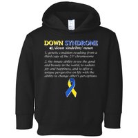 Down Syndrome Definition Toddler Hoodie