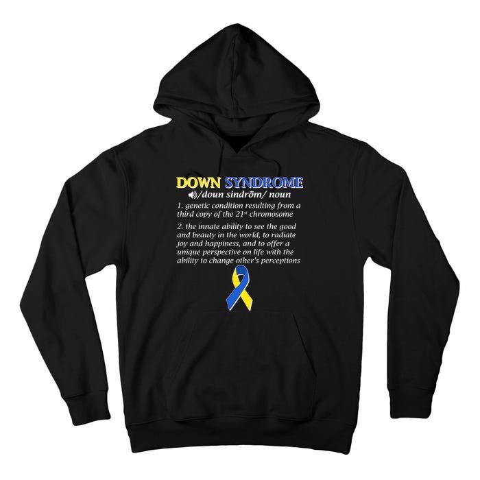 Down Syndrome Definition Tall Hoodie