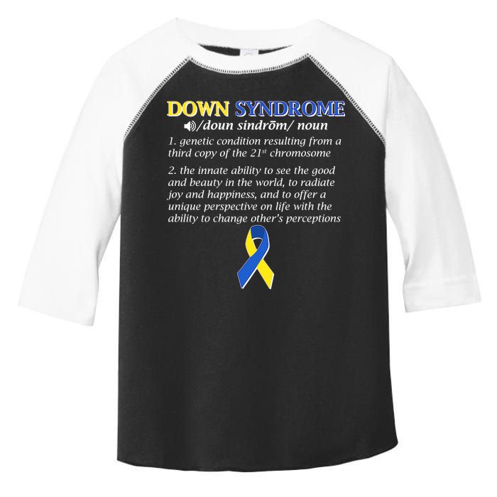 Down Syndrome Definition Toddler Fine Jersey T-Shirt