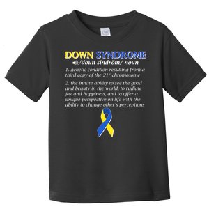 Down Syndrome Definition Toddler T-Shirt