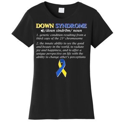 Down Syndrome Definition Women's T-Shirt