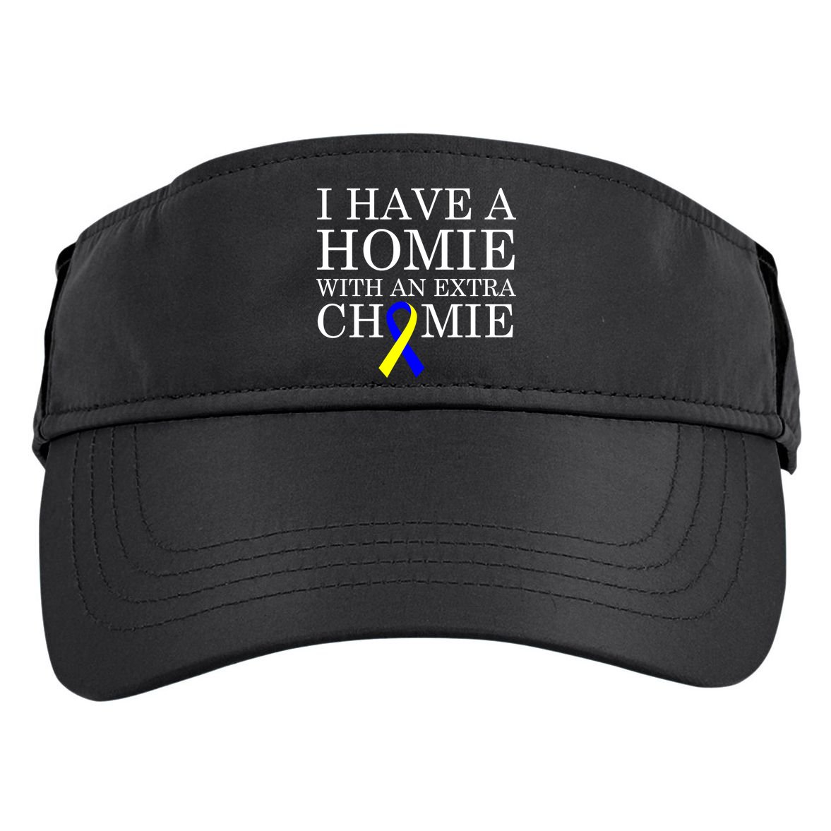 Down Syndrome Homie With An Extra Chomie Adult Drive Performance Visor