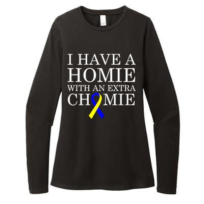 Down Syndrome Homie With An Extra Chomie Womens CVC Long Sleeve Shirt