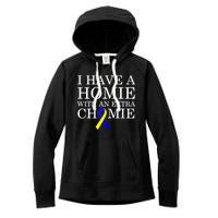 Down Syndrome Homie With An Extra Chomie Women's Fleece Hoodie