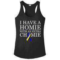 Down Syndrome Homie With An Extra Chomie Ladies PosiCharge Competitor Racerback Tank